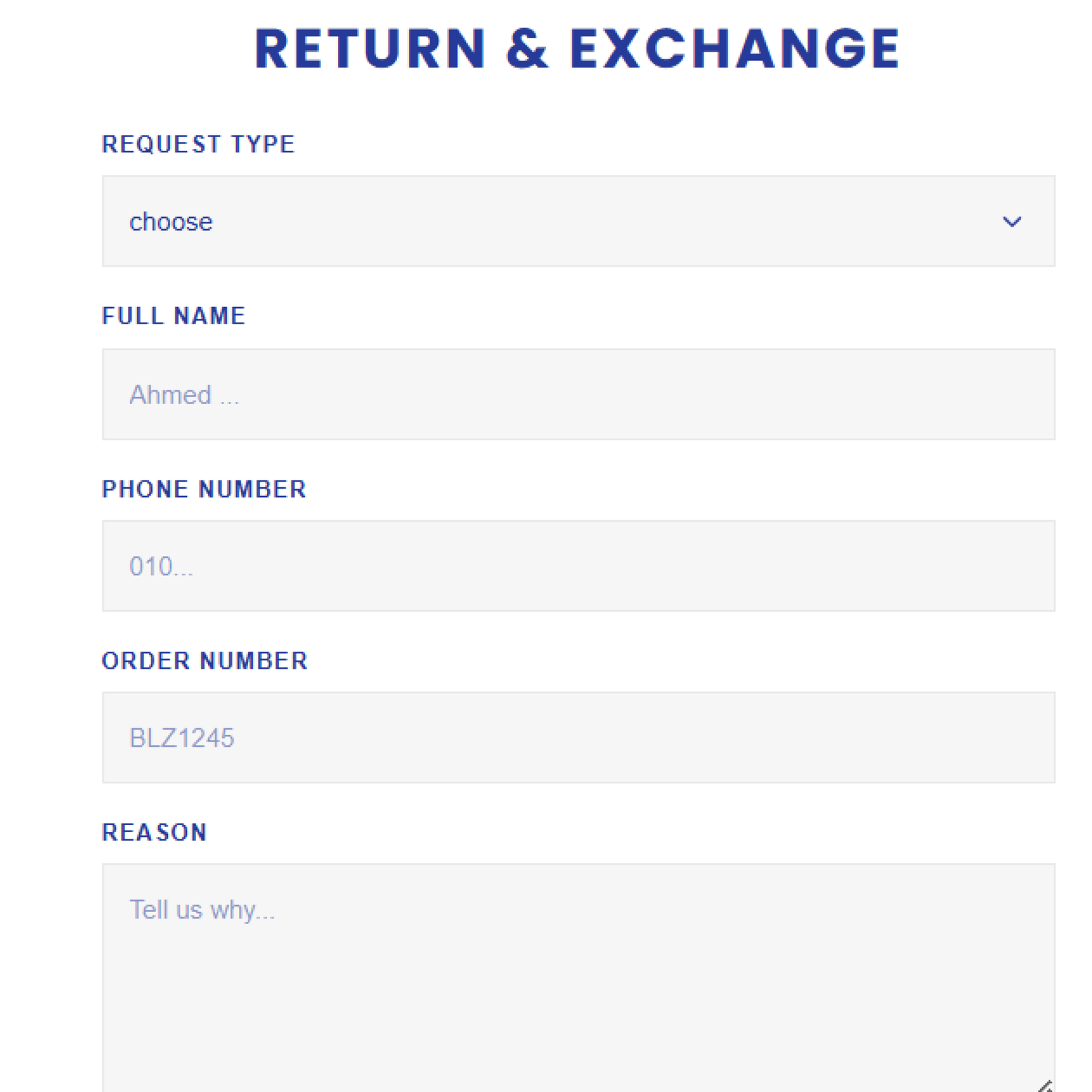 Returns & Exchange Manager – Custom Shopify App